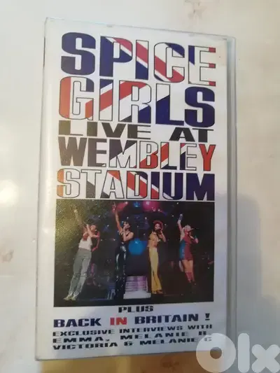 Spice Girls Live At Wembley Stadium + back in Britain VHS