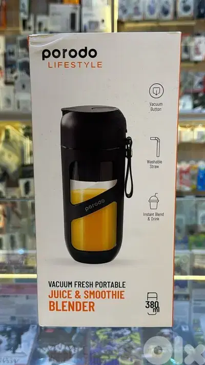 Porodo portable Juice & Smoothie Blender 380ml black