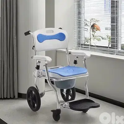 Wheelchair + Commode + Shower Chair