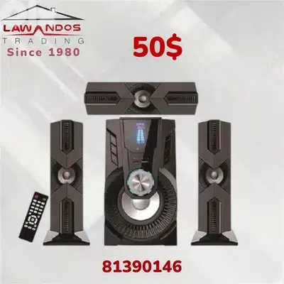 Surround system with remote & bluetooth