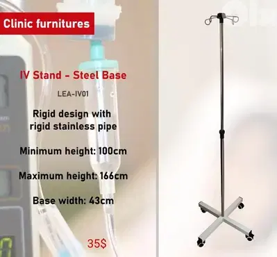 IV stand - Steel base
