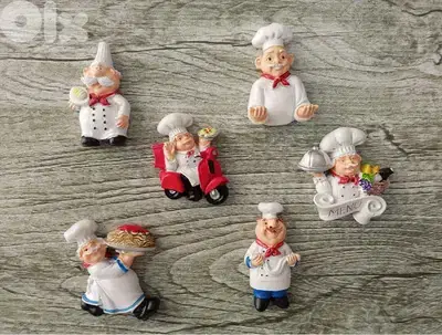 cute kitchen chef magnets and hangers