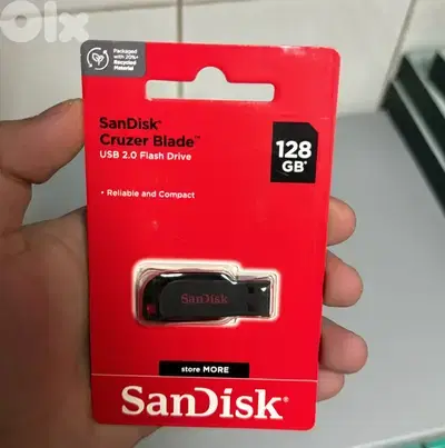 Sandisk cruzer blade 2.0 flash drive 128gb Amazing & good offer