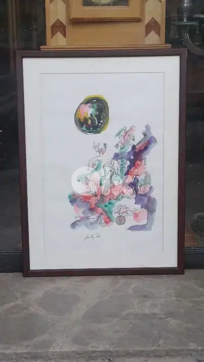 لوحة رسم مائي اوروبية
