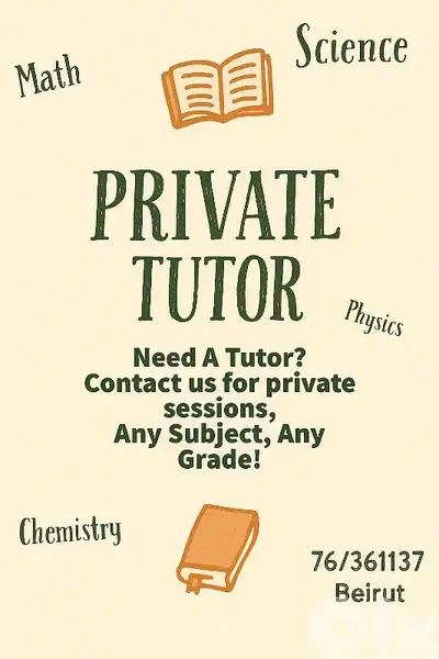 Private Teacher (also online)