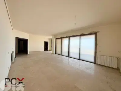 Apartment for Rent in Achrafieh | Unfurnished | Shared Gym | Sea View
