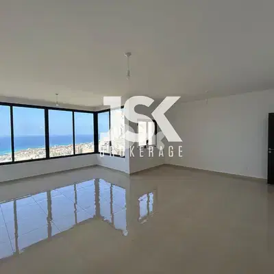 L19034 - 2-Bedroom Apartment With Seaview For Sale in Blat, Jbeil