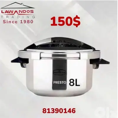 Pressure Cooker PRESTO 8L Original طنجرة ضغط برستو الاصلي