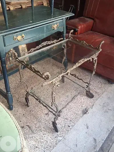 bronze drink cart trolley