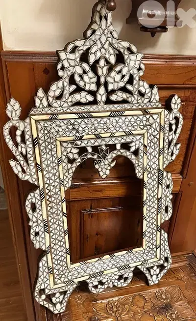 Handmade princes mirror | Mother-of-pearl fully inlaid | art work