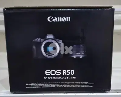 Canon camera EOS R50 RF-S 18-45mm F4.5-6.3 IS STM Kit black Exclusive