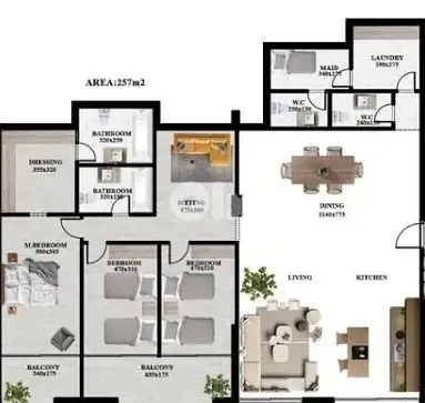 Luxurious Apartment for Sale in Hazmieh.