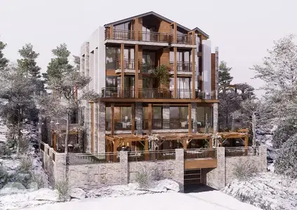 Chalet for sale in Faraya/ Under construction/ Terrace