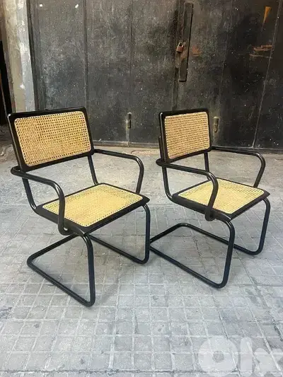 vintages chair Marcel breuer cesca black كرسي فوتاي عدد2 قش كاني
