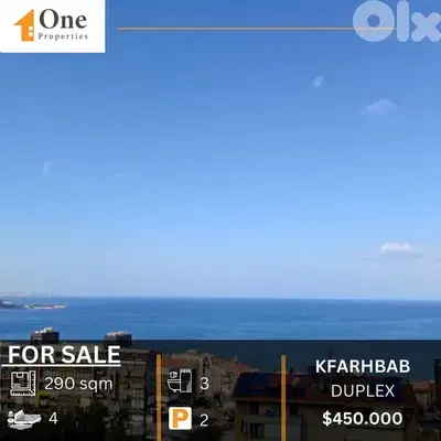 DUPLEX FOR SALE IN KFARHBAB