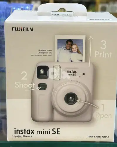 Instax mini Se Light Gray 78$