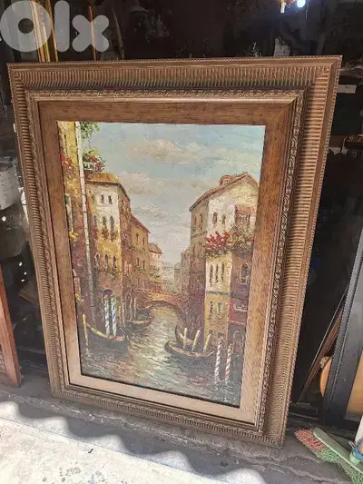 لوحة رسم ايطالي رائع جدا ومميز painting