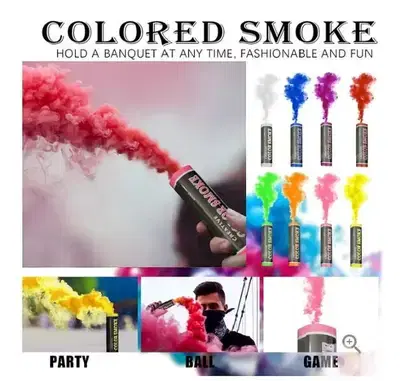 party colorful smoke