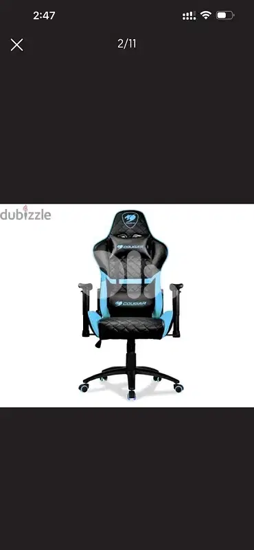 Cougar Armor one Gaming Chair Blue-Orange