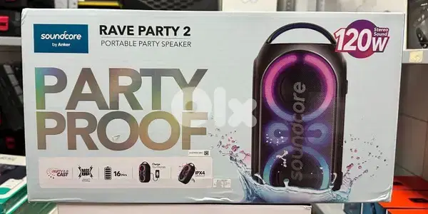 Anker soundcore rave party 2 120w