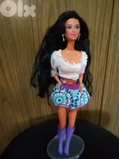 WESTERN FUN NIA Ultra Rare Mattel 1989 Great doll+brand tag wears =38$