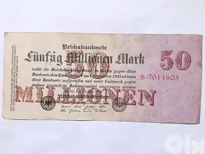 50 million mark Germany Banknote