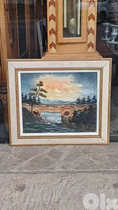 لوحة رسم زيتي اوروبية