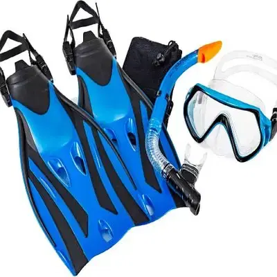 Crivit Diving & Snorkling Set For Kids - S (27-31) - طقم غوص وسباحة