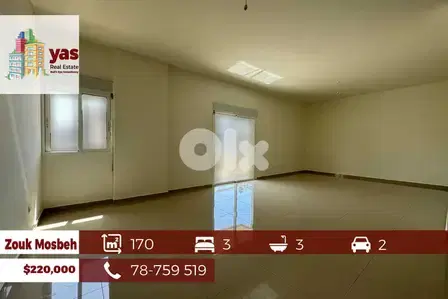 Zouk Mosbeh 170m2 | Brand New | Prime Location | Open View | EL |