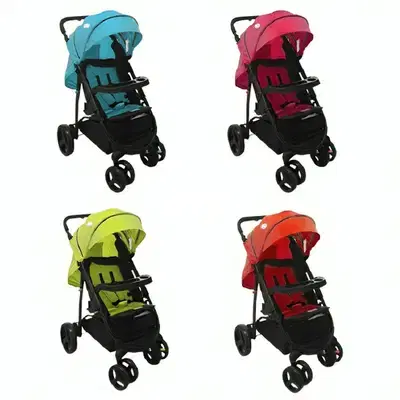 Foldable Baby Stroller With Basket Storage - عربة أطفال قابلة للطي