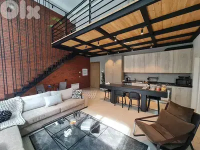 FURNISHED LOFT IN ACHRAFIEH PRIME | GYM , POOL | 120SQ | AC-803