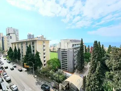 RA25-4212 Stylish Apartment with Terrace for Rent — Bliss, Ras Beirut