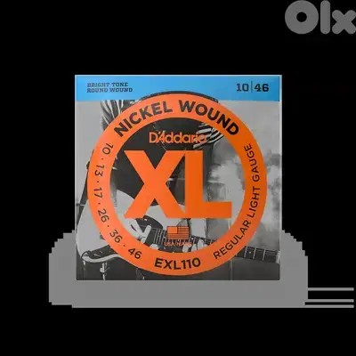 D'Addario 10-46 Regular Light Electric Guitar Strings EXL110