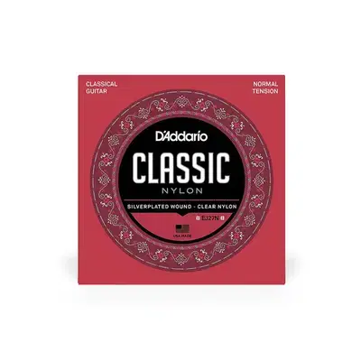 D'Addario 28-43 Normal Tension Nylon Student Classical Strings EJ27N