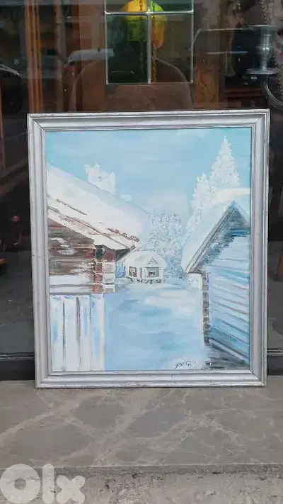 لوحة رسم زيتي اوروبية