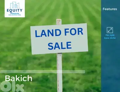 700 SQM Land For Sale In Bakich أرض للبيع #CK2124174