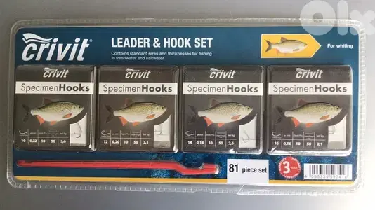 crivit hook & leader set 81 pc