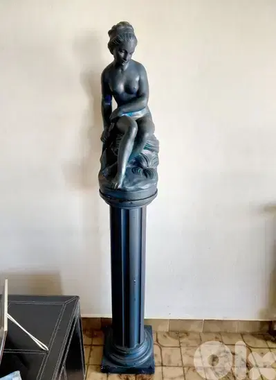 Antique stone statues