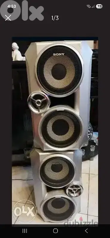 2 Speakers system Sony