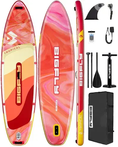 BIGFLY Tropical stand up paddle board SUP & Kayak (2 in 1)