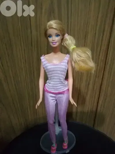 Barbie IRON ON STYLE Mattel2000 own Outfit+Shoes as new doll Flex legs