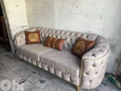 طقم كنبايات شستر فيلد شبه جديد