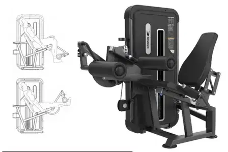 Seated Leg Extension Leg Curl 2 in 1 Gym Machine