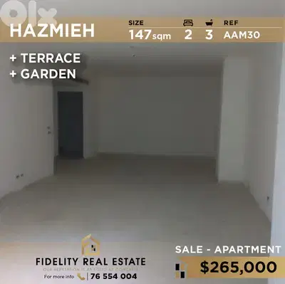 Apartment for sale in Hazmieh AAM30  شقة للبيع في الحازمية