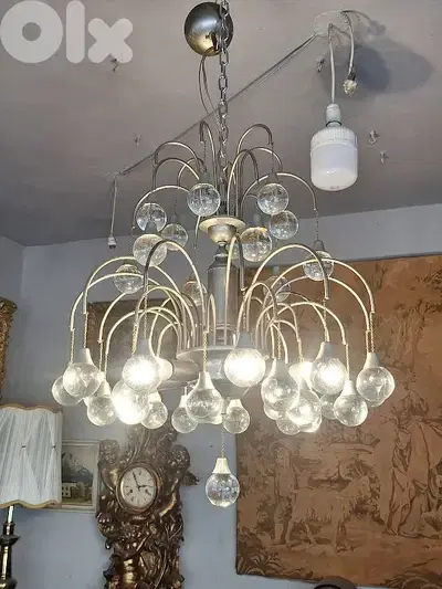 Mid-century Sciolari italian chandelier