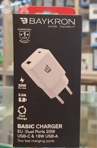 BAYKRON BASIC CABLE 1.2M USB-C TO LIGHTNING 20W 2.4A