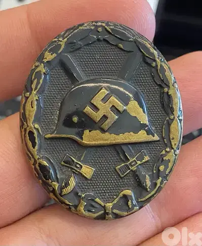 ميدالية وسام نازي الجنود الالمان الجرحى الحرب العالمية الثانية Nazi