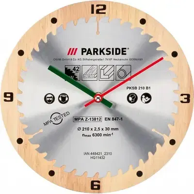 parkside wall clock
