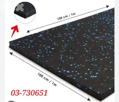 rubber floor mat: (New item)