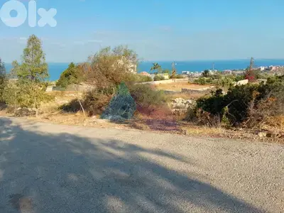 1200m2 lPrime Land+Sea View 4sale in Jiyeh - أرض للبيع في الجية